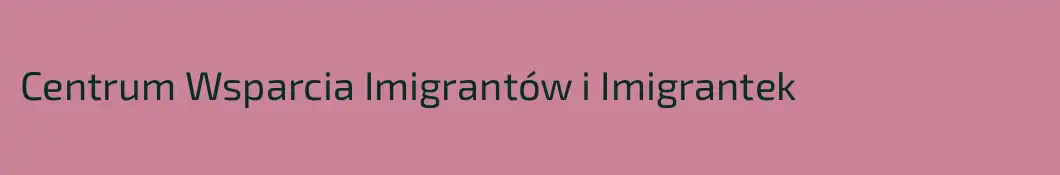 Centrum Wsparcia Imigrantów i Imigrantek